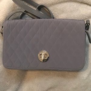 Turn lock Crossbody Gray Vera Bradley